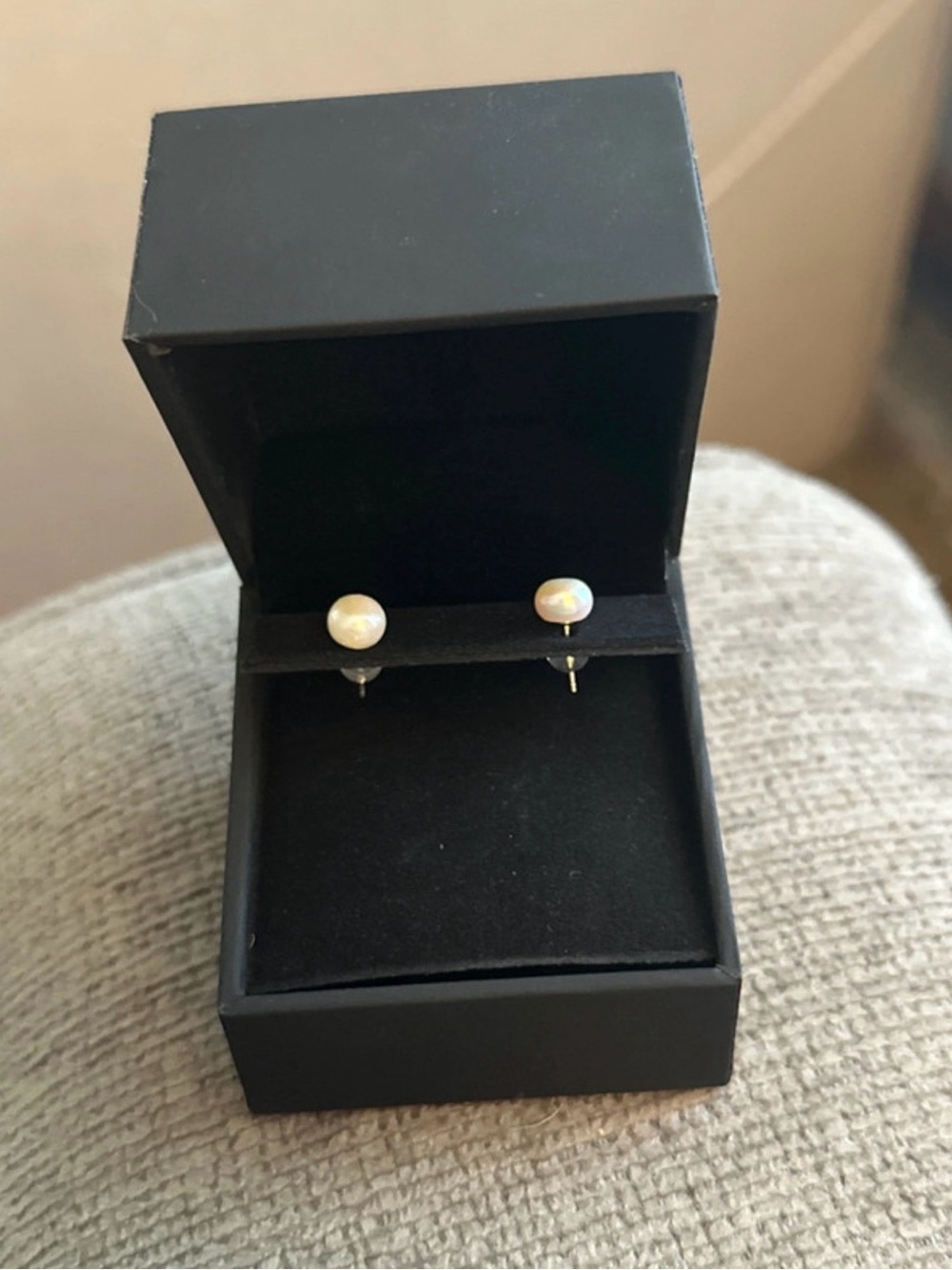 Classic Pearl Stud Earrings - White Pearl
